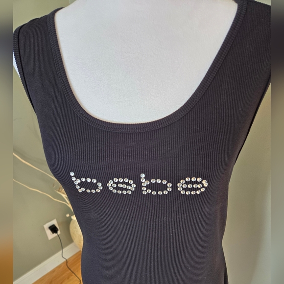 Bebe Dress sz Lg Jet Black - Picture 2 of 5